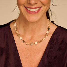 OSMAN collier multi bruin