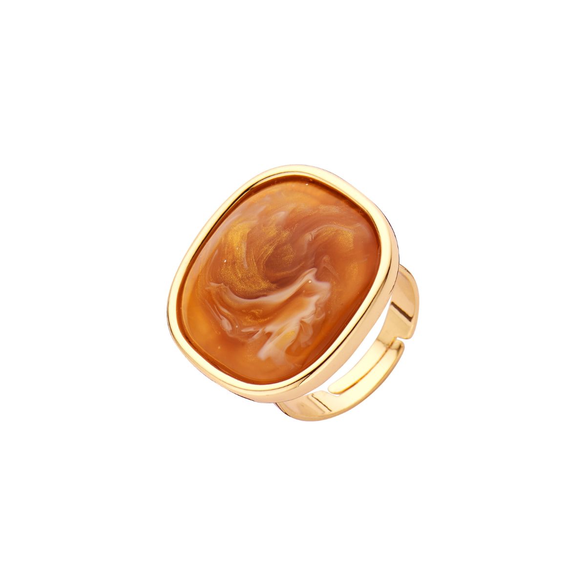 KRI3 ring cognac