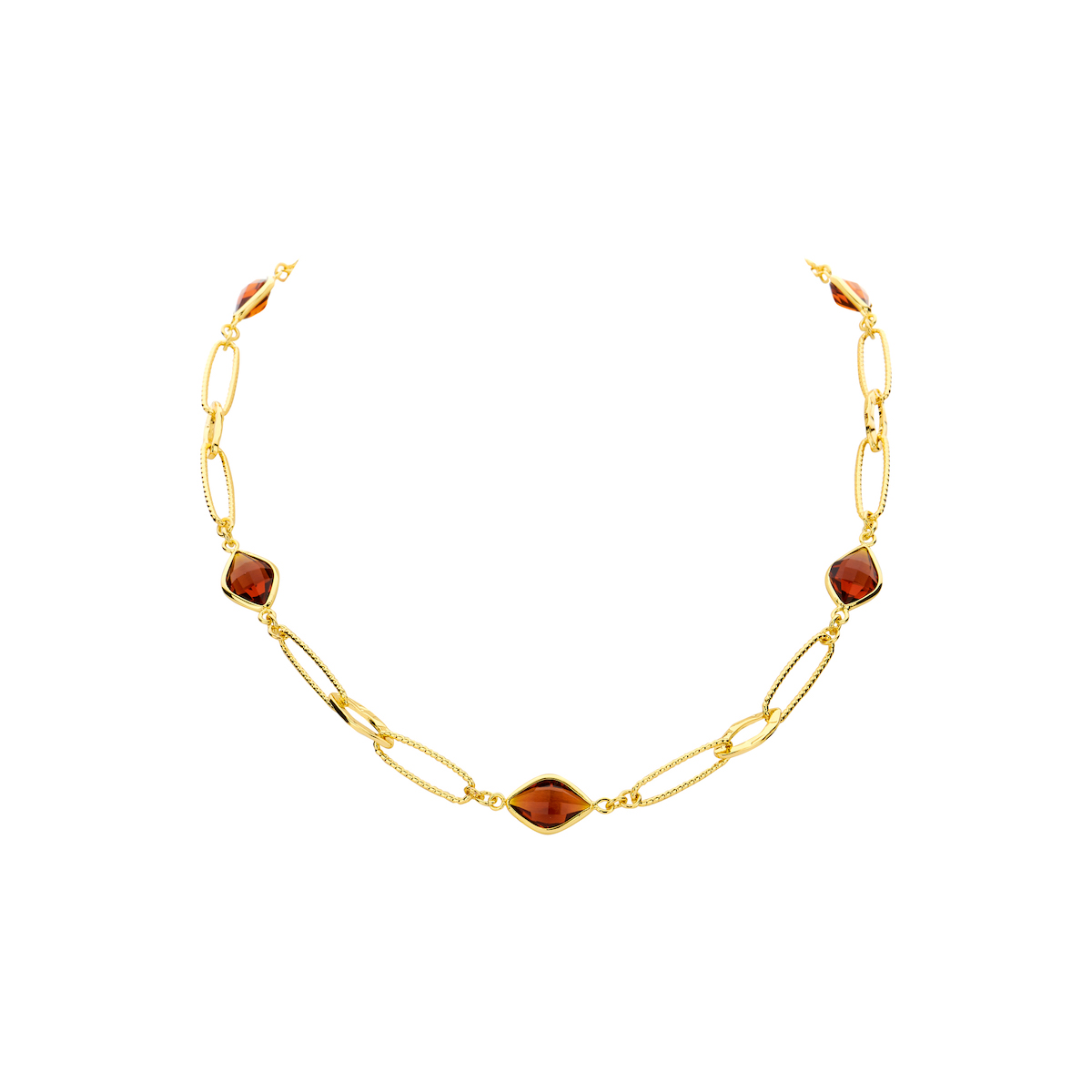 DACIO collier cognac