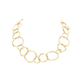 DOVE collier goudkleurig mat