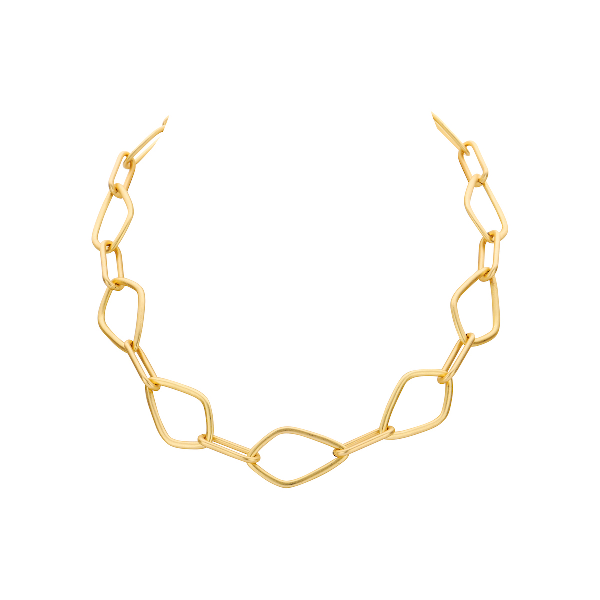 DOOR collier goudkleurig mat