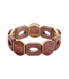 KORA armband donkerroos