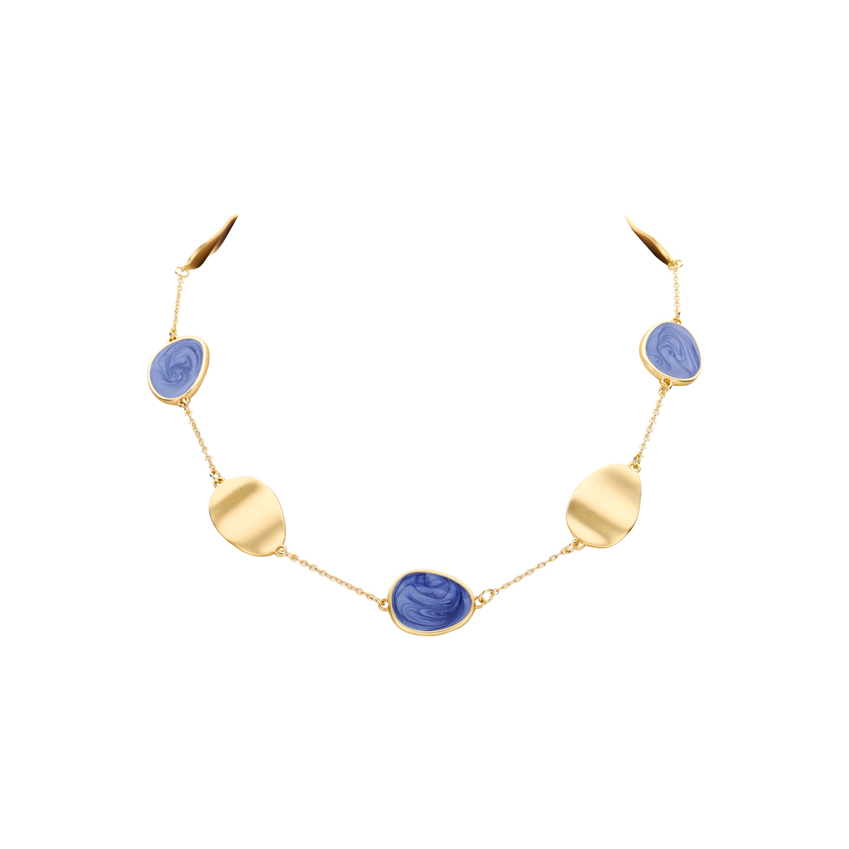 XIMON collier blauw