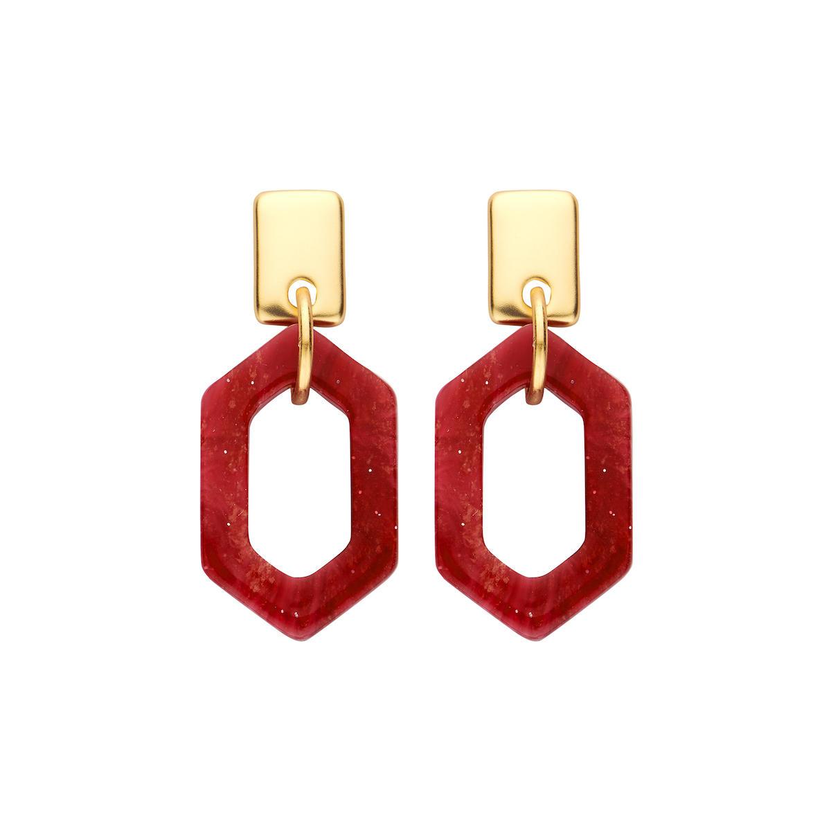 KIT oorbellen fuchsia