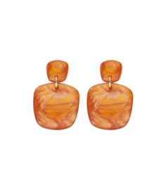 KOB23 oorbellen oranje