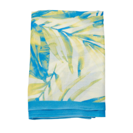 LCS175 sjaal blauw/lime