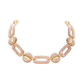KORA collier licht roze