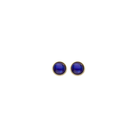 KOB26 oorbellen donkerblauw