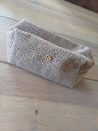 POCHETTE beige bag