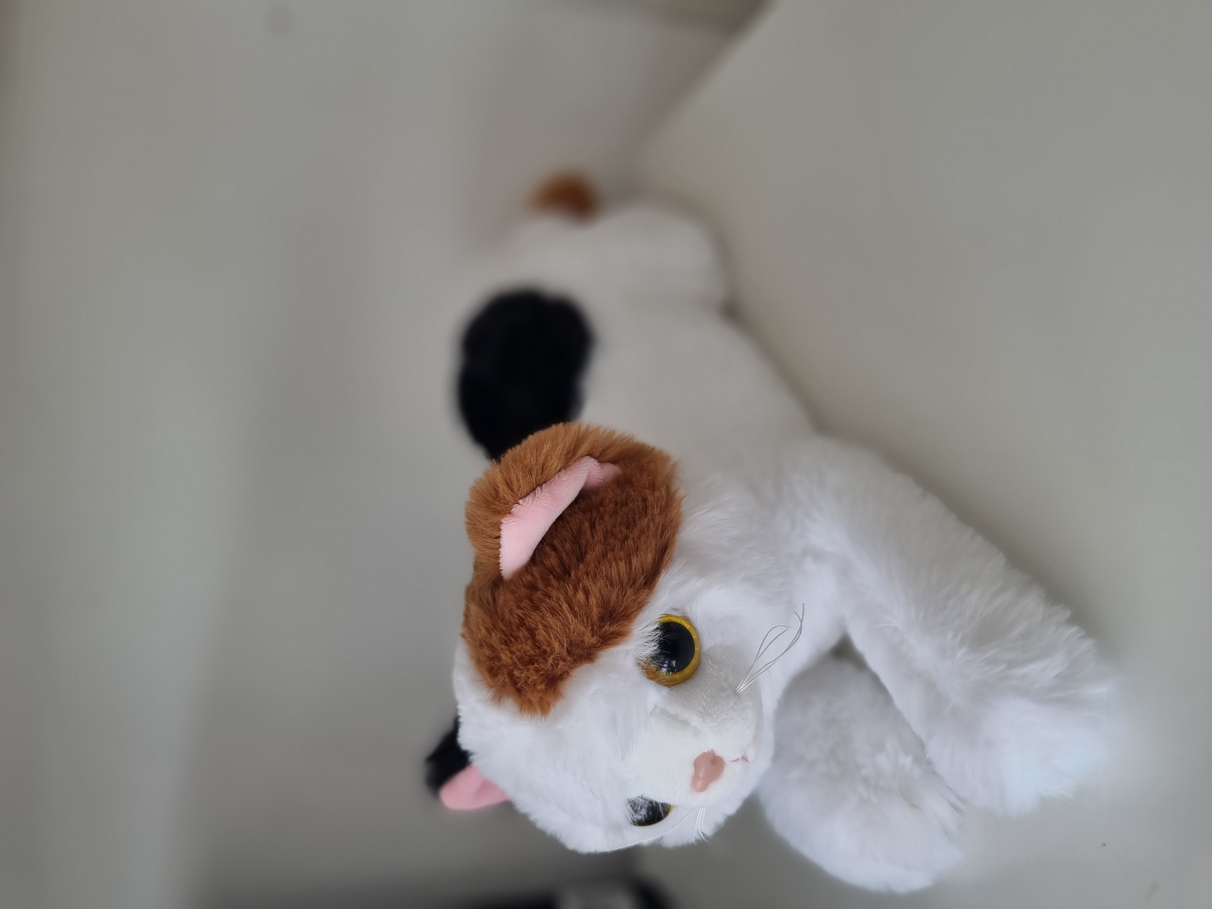 Verzwaringsknuffel Poes liggend 3 kleuren