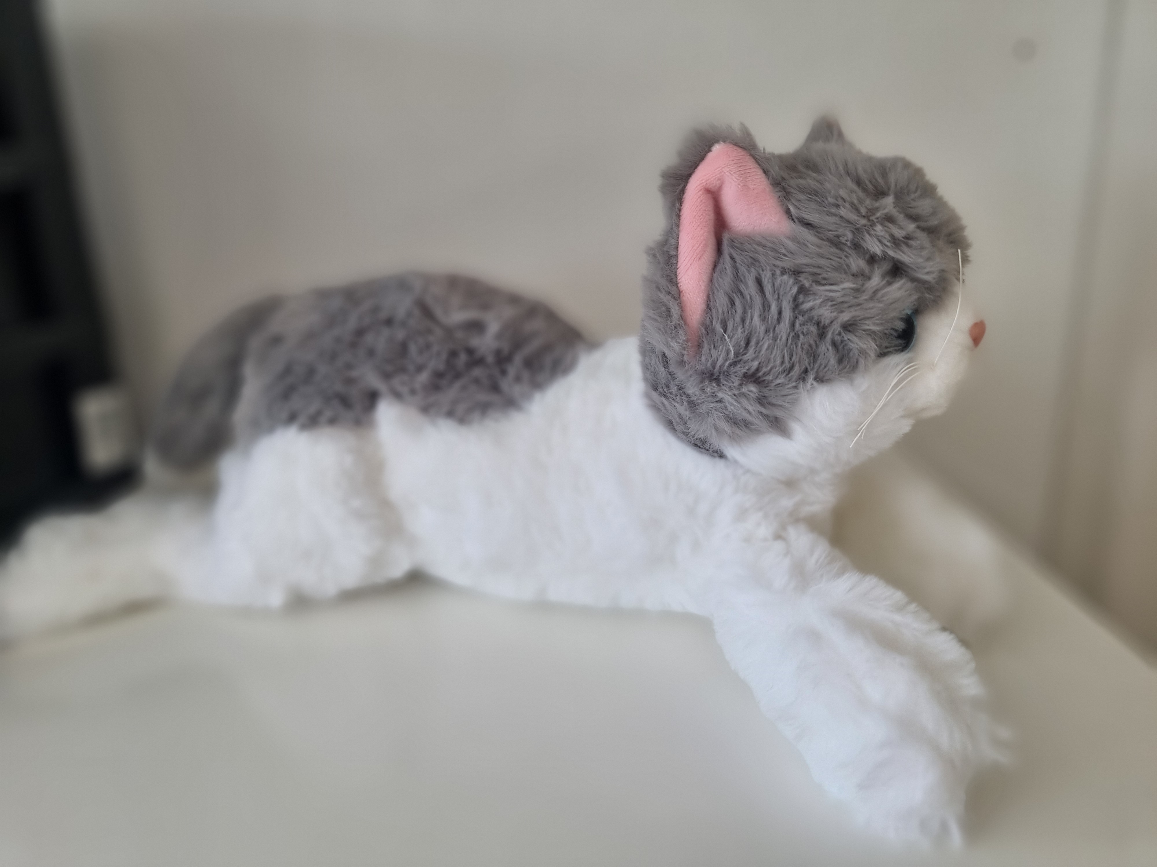 Verzwaringsknuffel Poes liggend 3 kleuren