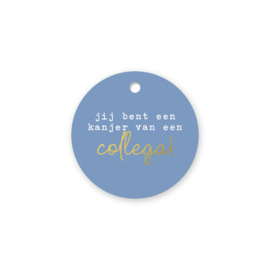Cadeaulabel - Jij bent een kanjer van een collega