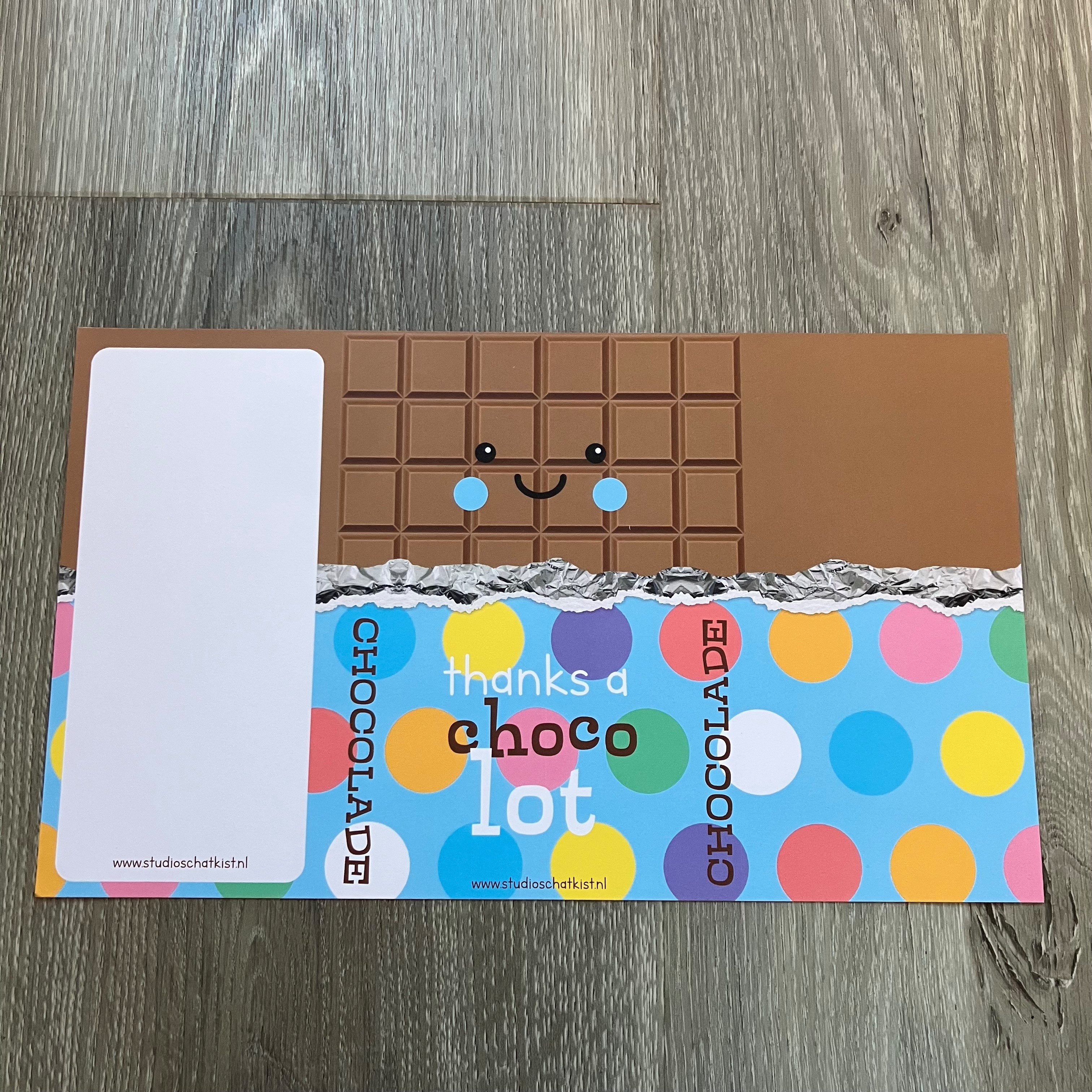 Thanks a CHOCOlot - chocoladewikkel