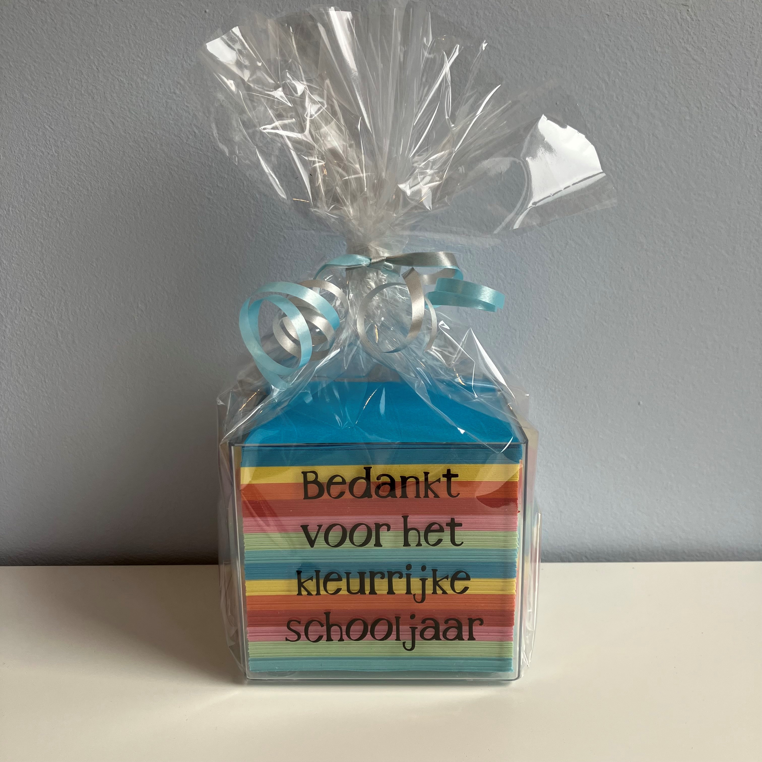 Bedankt voor het kleurrijke schooljaar - memoblok