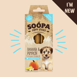 Soopa Puppy pompoen&banaan 4st