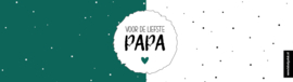 Blikje met wikkel | Voor de liefste Papa of Opa | per 4
