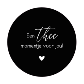 Onderzetter | EEN THEE MOMENTJE VOOR JOU | 5 stuks