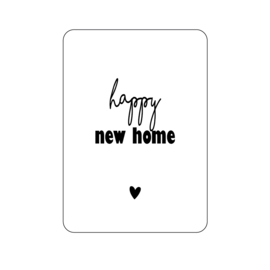 Kaart A6 | happy new home (per 5)