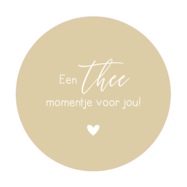 Onderzetter | EEN THEE MOMENTJE VOOR JOU | 5 stuks