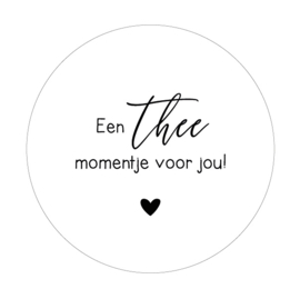 Onderzetter | EEN THEE MOMENTJE VOOR JOU | 5 stuks