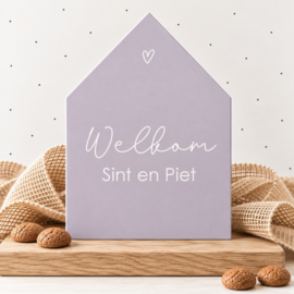 Huisje Forex | Welkom Sint en Piet | diverse kleuren | per stuk