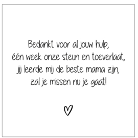 Tegeltje forex | bedankt voor al jouw hulp