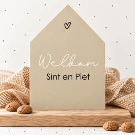 Huisje Forex | Welkom Sint en Piet | diverse kleuren | per stuk