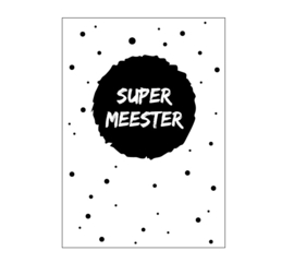 Kaart A6 | Super meester (per 5)