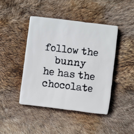 Tegel | Follow the bunny | 13x13cm