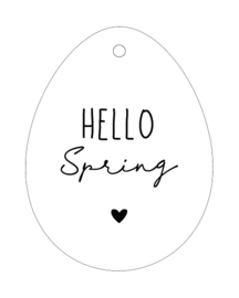 Paashanger | Hello Spring | diverse kleuren | per 5