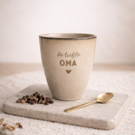 Labelgeluk mok | de liefste OMA