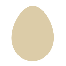 Paasei | beige | per stuk