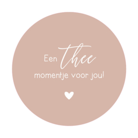 Onderzetter | EEN THEE MOMENTJE VOOR JOU | 5 stuks