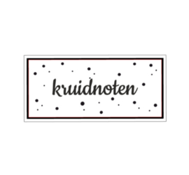 Sinterklaas | sticker kruidnoten of pepernoten