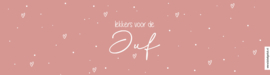 Blikje met wikkel | lekkers voor de Juf | per 4