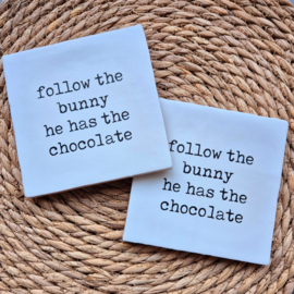Tegel | Follow the bunny | 13x13cm