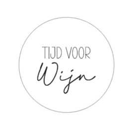 Onderzetter | TIJD VOOR WIJN | 5 stuks