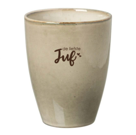 Labelgeluk mok | de liefste Juf