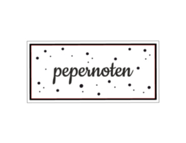 Sinterklaas | sticker kruidnoten of pepernoten