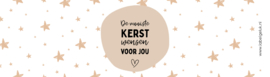 Blikje met wikkel | De mooiste kerstwensen voor jou | per 4