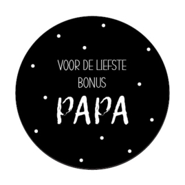 Onderzetter | Voor de liefsta bonus PAPA | 5 stuks