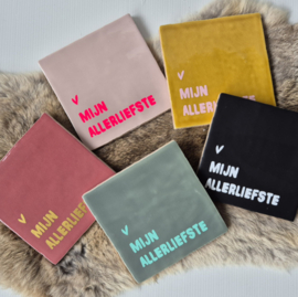 Tegel | mijn allerliefste | 13x13cm