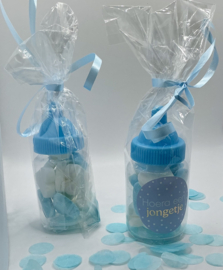 Geboorte fles - Blauw