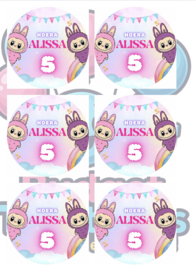 Gepersonaliseerde sticker | Labubu 2