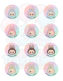 Gepersonaliseerde sticker | Labubu