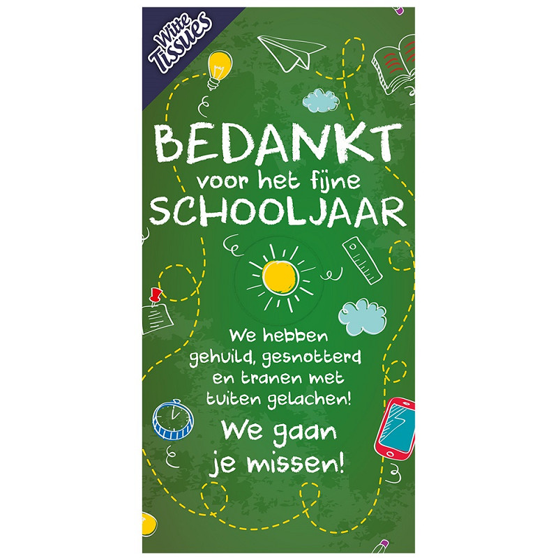 Tissuebox - Schooljaar