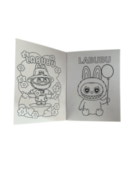 Gepersonaliseerde kleurboek traktatie - labubu