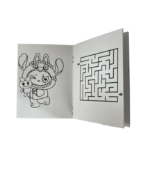 Gepersonaliseerde kleurboek traktatie - labubu