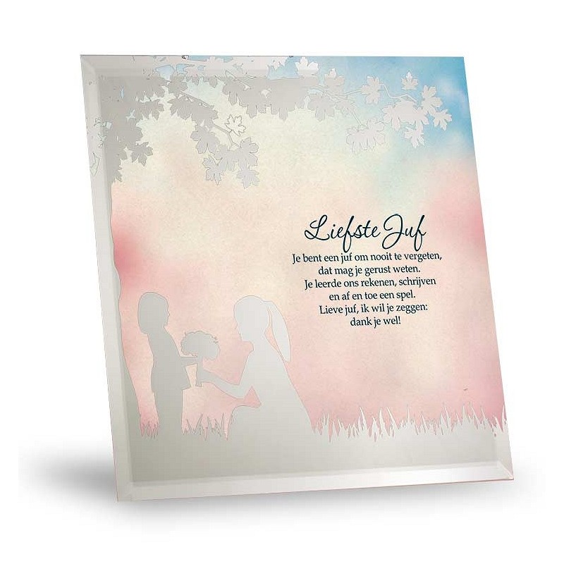 Silver Silhouette - Liefste Juf
