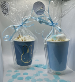 Geboorte beker - Blauw